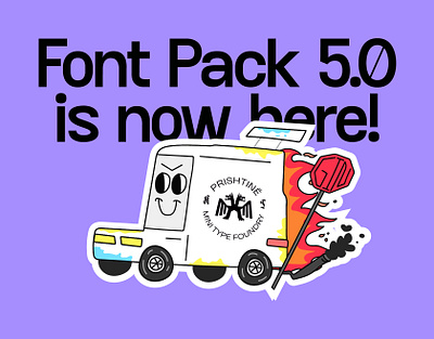 Font Pack 5.0 brand identity branding design font graphic design illustration logo type typography ui