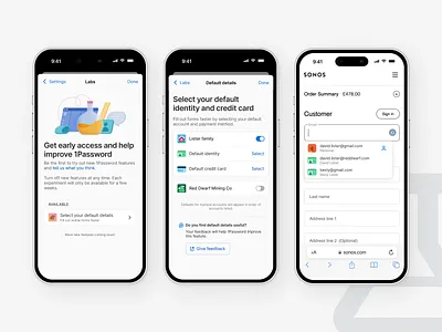 1Password Labs app autofill experiment feature mobile password password manager settings ui ux