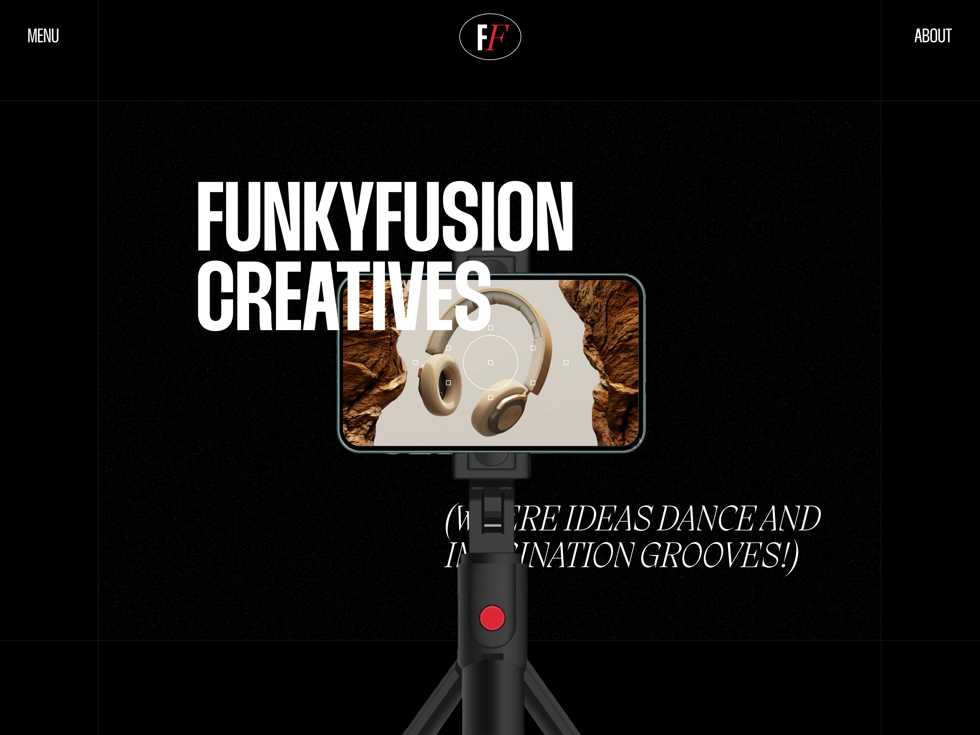 FunkyFusion // Website advertisement agency blacklead blacklead studio brand design marketing motion product web website work