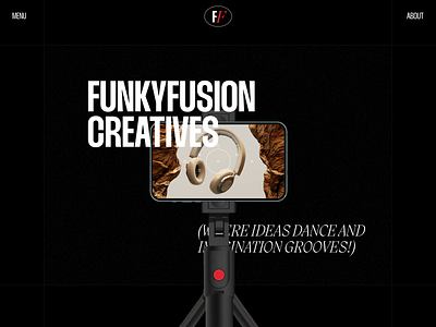 FunkyFusion // Website advertisement agency blacklead blacklead studio brand design marketing motion product web website work