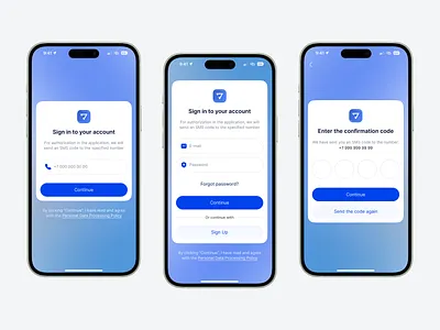 Sign In Mobile App account clean design system email address form input interaction log in login modal new account password product register saas sign in sign up ui ux web app