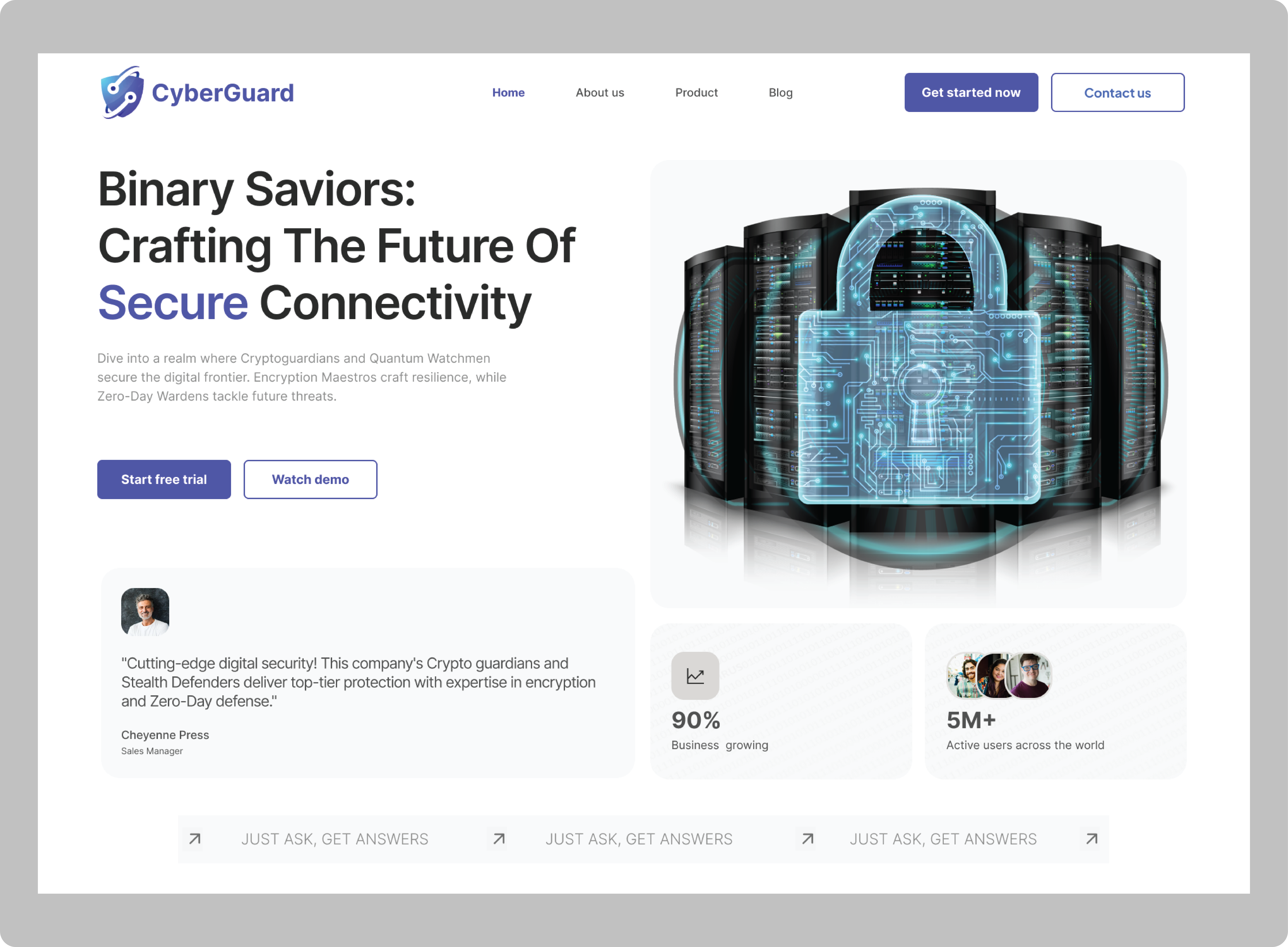 Cyber Security Hero Section apps cyber cyber security design digital figma graphic design hero hero section macbook design mobile mobile apps mobile responsive security ui user experience user interface ux design web apps web design