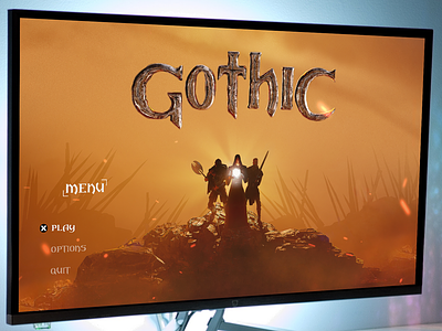 Gothic (Game menu UI remade) aftereffects animation design gamedesign gamemenu gamemenuui games gameui gameuidesign gaming gothic gothicgame graphic design motion graphics motiongraphic motiongraphicsdesign ui uiux videogames