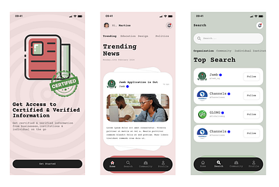 News App app design mobile mobile app moder news newsapp ui uidesign user interface