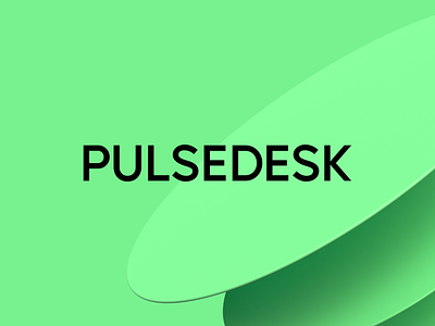 Pulsedesk Branding & Visual Language brand identuty branding branding agency branding package corporate branding corporate identity desk digital branding green helpdesk logo design pulse