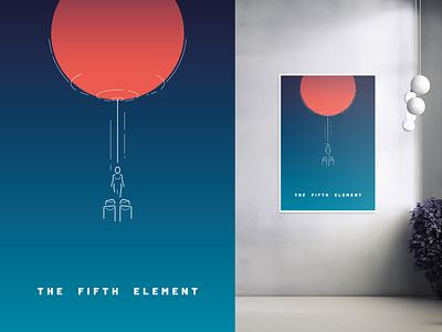 The Fifth Element action adventure aliens cosmos design film illustration minimalist movie multipass science fiction sf space vector zorg
