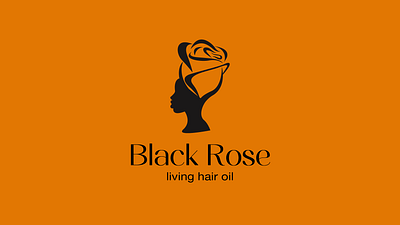 Logo for hair oil abstract afro ai design emblem flower graphic design hair health illustration logo logo design logotype mascot minimal nature oil relax rose