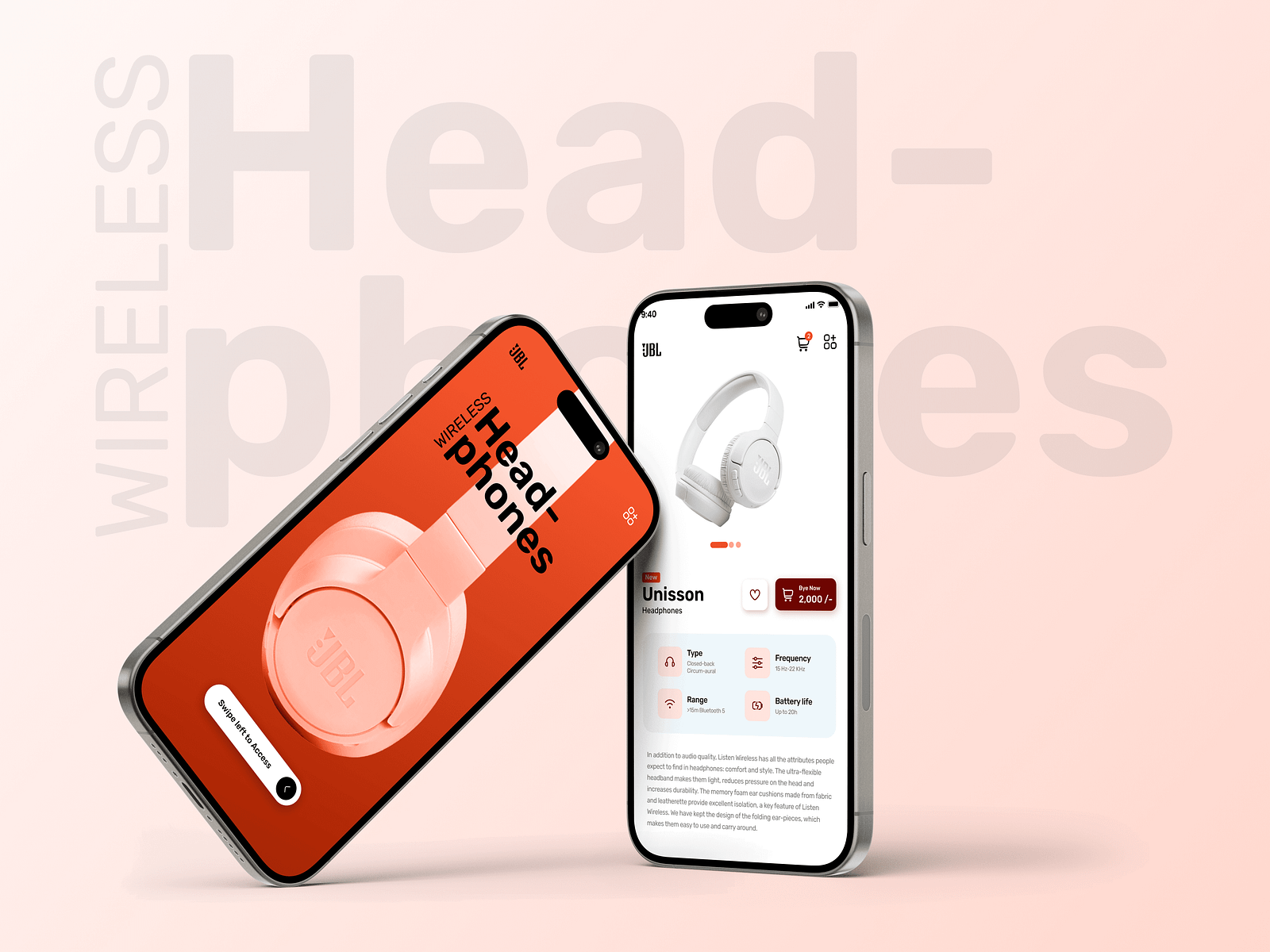 headphone mobile app by Rushikesh Sawant on Dribbble