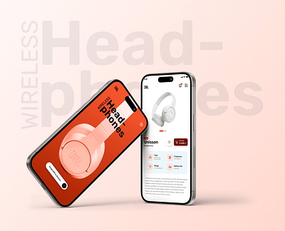 headphone mobile app graphic design headphone banner headphone landing screen headphone mobile app headphone mokup headphone post headphone ui design headphone ux design ui design ux design