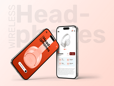 headphone mobile app graphic design headphone banner headphone landing screen headphone mobile app headphone mokup headphone post headphone ui design headphone ux design ui design ux design