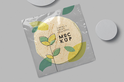 Tortilla Packaging Mockups bag branding bread flatbread mock packaging packing present template tortilla tortilla packaging mockups transparent ups wraps