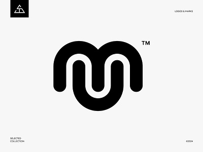 M+U brand identity branding design designer graphic design graphic designer logo logolove logomark logos logotype m letter modern logo mu timeless logo u letter vector