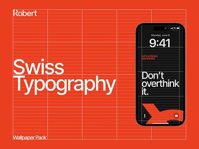 Swiss Typography - Wallpaper Pack 4k 5k apple clean design desktop graphic design helvetica iphone mac minimal minimalist swiss type design typography typography design wallpaper wallpaper pack