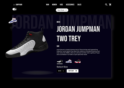 Website UI Design and Animations adidas ecommerce fashion footwear homepage jumpman jumpman running landing page design langing page nike running nike store online shopping shoes sneakers ui ux web design website yezzy