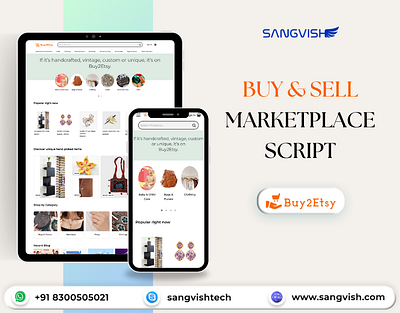 Unlocking E-commerce Success With Our Etsy Clone Script buy and sell marketplace buy2etsy ecommerce script etsy clone etsy clone app etsy clone script etsy clone software etsy clone website sangvish
