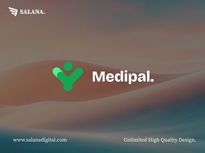 Medipal - Logo Presentation illustration logo midjourney salanadigital wordmark