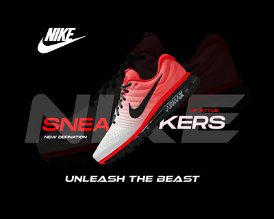 Nike Sneakers animation graphic design ui