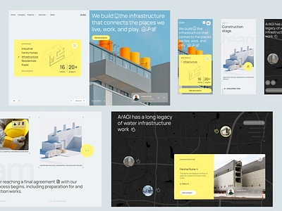 Industrial Landing Page architecture business construction construction website engineer engineering factory industrial industrial landing page industrial website landing page manufacturing website responsive landing page responsive website startup trending web design webflow