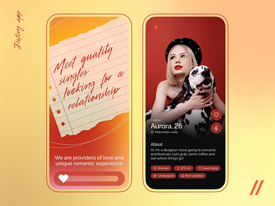 Dating Mobile iOS App animation app interaction branding chat dashboard dating design graphic design illustration ios media mobile online service social typography ui ux vector video