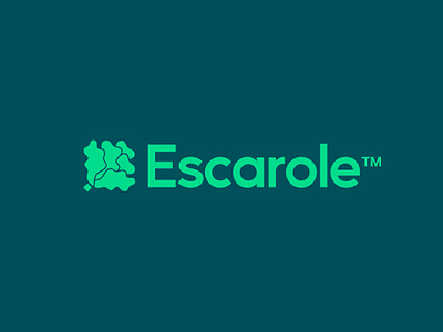 Escarole Final brand escarole finance financial food green health lettuce logo money nature nutrition plant vitamin