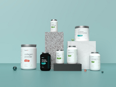 Benefit Nutrition 3D Packaging 3d graphic design mockup packaging supplement vitamins