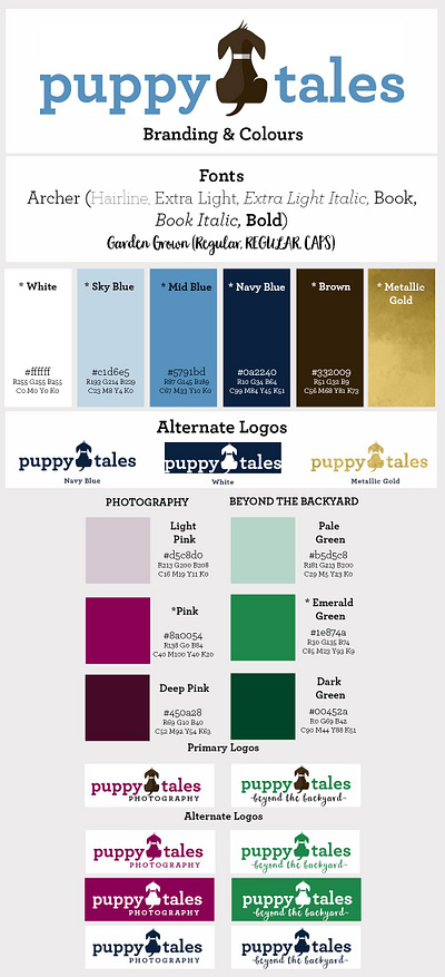 Fresh Dogs or Pets Website Color Schemes 2024 branding graphic design logo