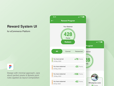 Reward System UI by Kaushik Zinzala on Dribbble
