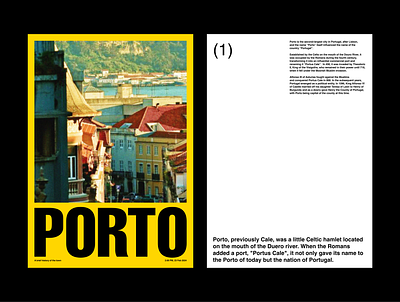 Porto. animation art direction branding clean creative direction design digital grid layout magazine magazine editorial minimal typography porto porto editorial poster poster design swiss typography ui web