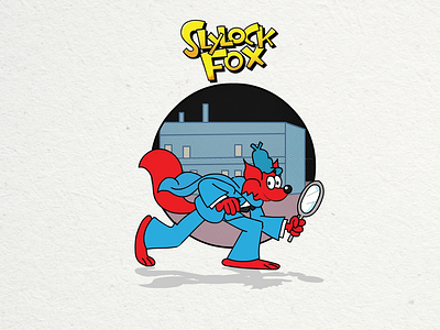 Animation inspired by Comic Slylock fox by Bob Weber, Jr 2d 2danimation animation cartoon framebyframe