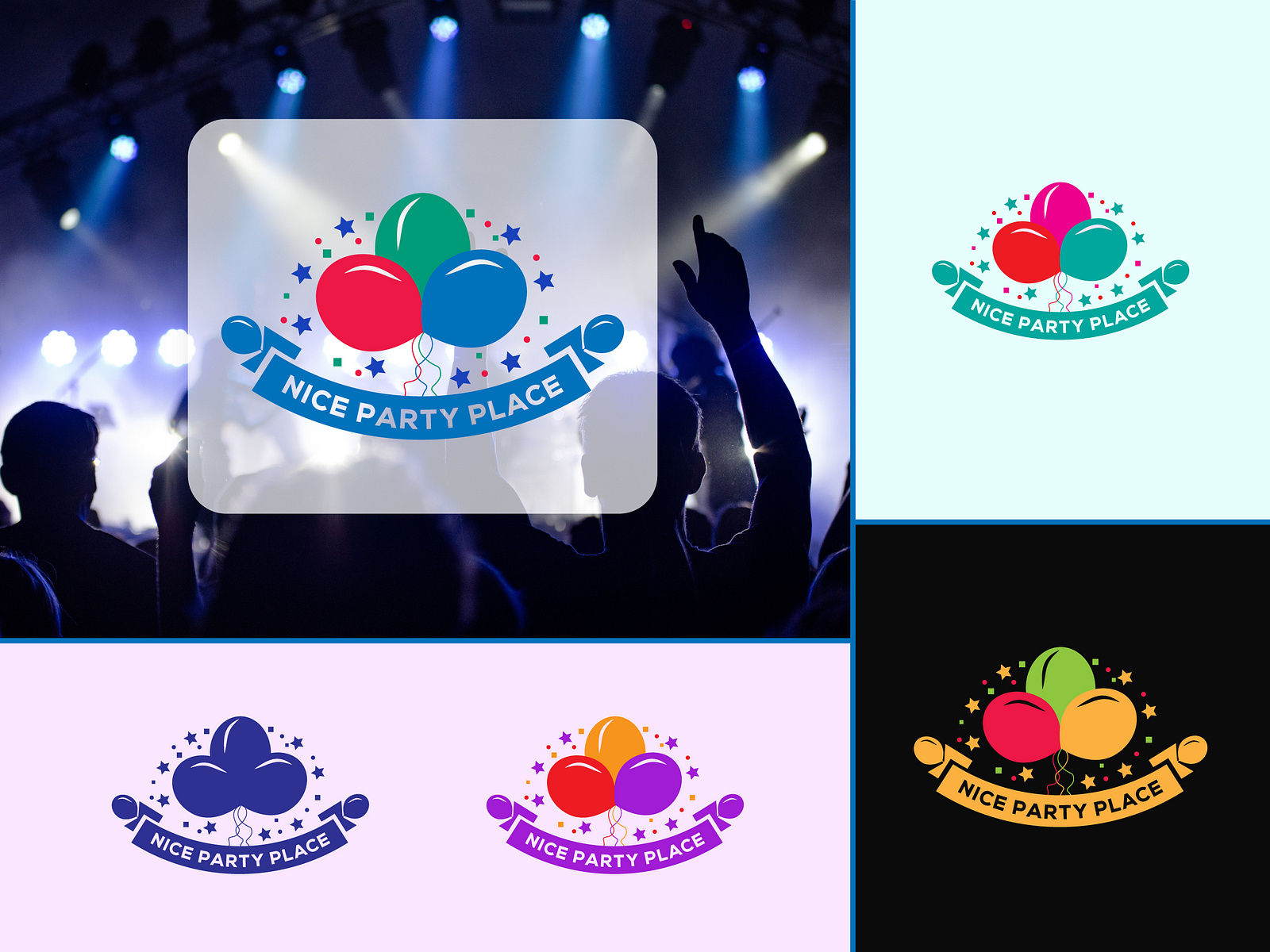 Nice Party Place Modern Custom Logo Design by Designer Ferdoush on Dribbble