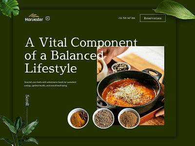Restaurant Website UI Design branding design ecommerce landing page ui ux web design