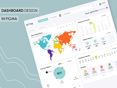 Tourism Dashboard booking branding dashboard dashboard app dashboard design dashboard ui design minimal saas saas app task dashboard tourism ui ui design ui ux user interface ux ux design web application website