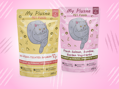 Packaging design for cats 3d animation branding graphic design logo motion graphics ui