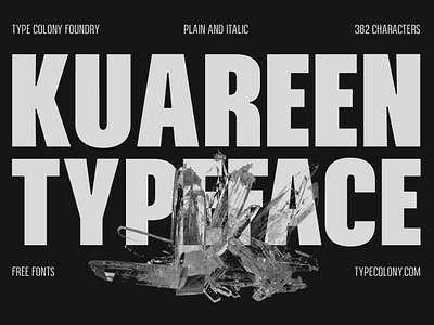 TC Kuareen - FREE FONT badge branding design font free font graphic design illustration logo logotype print typeface ui