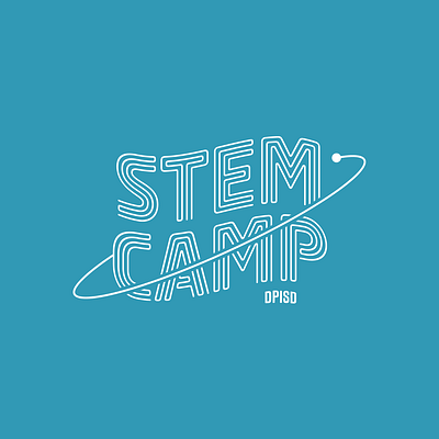 STEM CAMP Logo branding camp campdesign design graphic design logo monoline monoline logo stemcamp tech tech logo technology logo