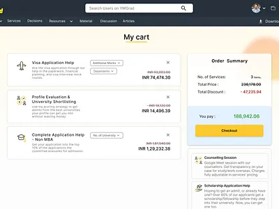 Web cart UI design cart cart ui shopping bag shopping cart ui web designing web ui
