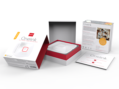 First Alert - Onelink app branding graphic design hardware homekit logo package design packaging smart home smoke alarm