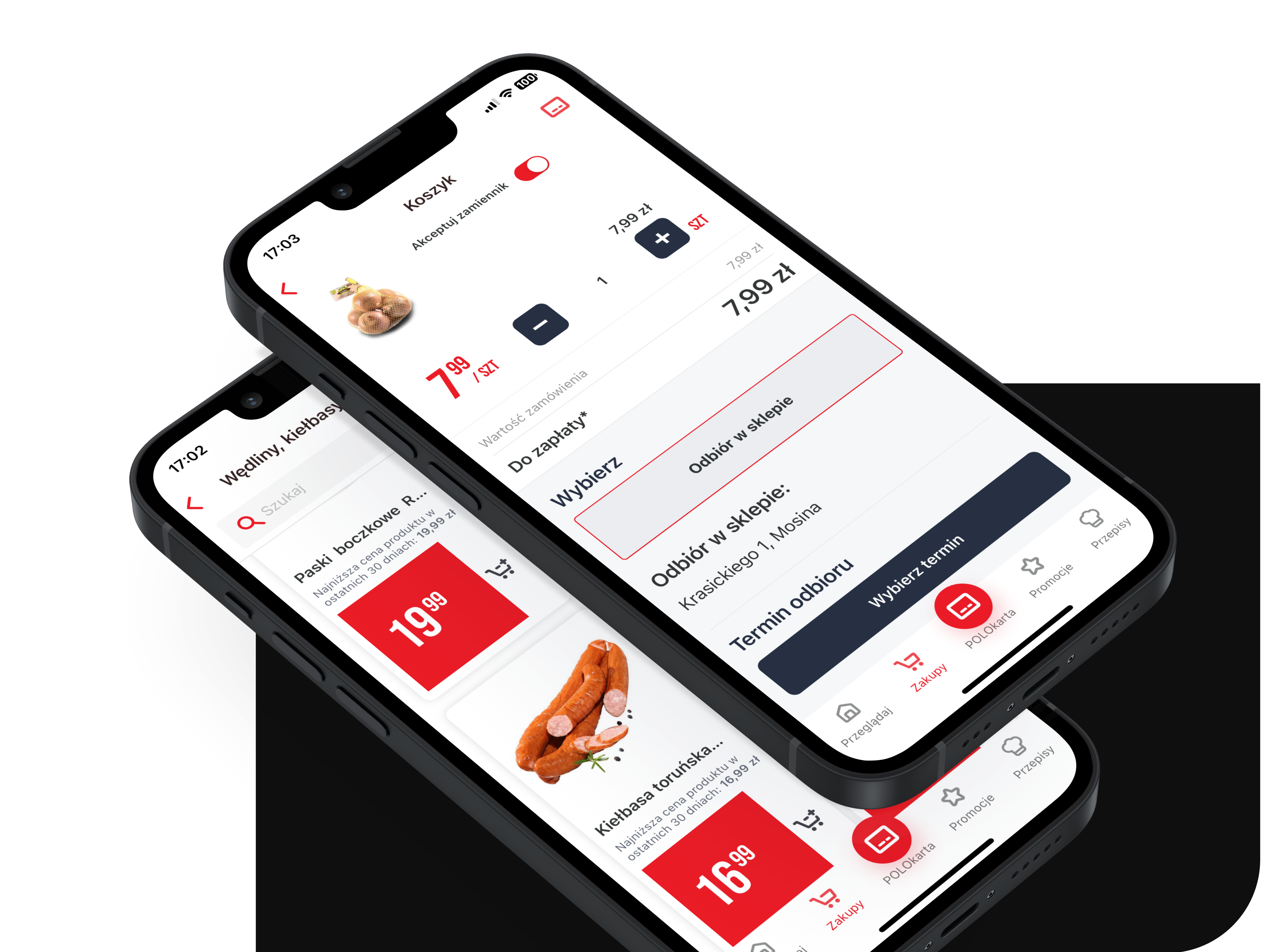 POLOmarket - Click&Collect functionality app click and collect clickcollect design e commerce e commerce app e commerce application mobile app mobile application mobile shop shop shopping ui ui design ux ux design