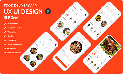 Food Delivery App Design app design app ui design app ux ui design delivery app design food delivery app design modern app design ui ui app ux app web app design web design
