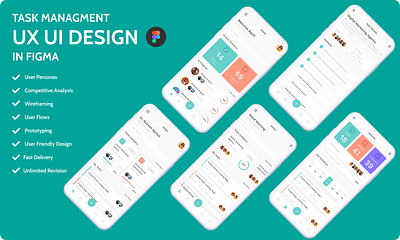 Task Managment UX UI Design app ui design app ux design app ux ui design modern app design ui ui ux ux ux app design ux ui