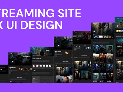 Streaming Site UX UI Design in Figma streaming site ux ui design ui ux ux ui design web app ux ui web design web design ux ui web ux ui