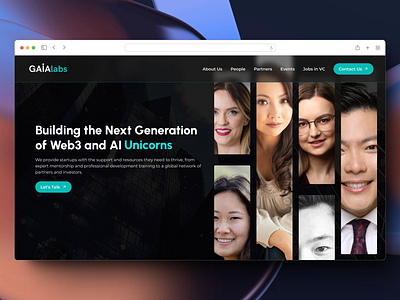 Web3 Company Website Design agency ai crypto crypto website design landing page landingpage startuo ui ux vc vc website venture capitalist web ui web3