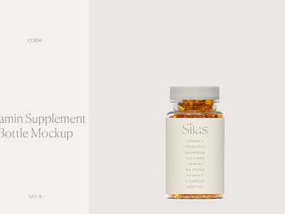 Vitamin Bottle Mockup No. 8 cbd mockup cbd packaging cbd pill fish oil gel pill multivitamin pill bottle mockup pill mockup probiotic supplement bottle label supplement packaging vitamin bottle label vitamin bottle mockup no. 8 vitamin c vitamin d vitamin packaging