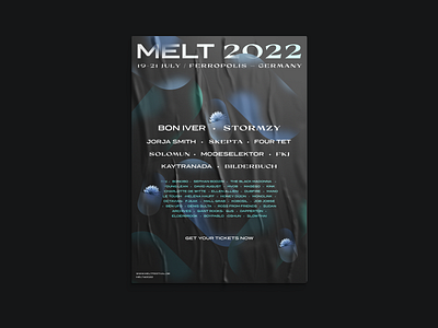 MELT – Visual Concept brand festival graphic design music poster visual identity