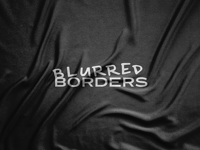 Blurred Borders – Visual Identity brand branding clothing design graphic design logo minimal streetwear visual identity