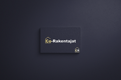 Logo for construction company Co-Rakentajat. animation branding construction company logo construction website graphic design illustration logo motion graphics ui web design website