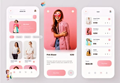 Fashion retail app UI app design figma new shopping ui