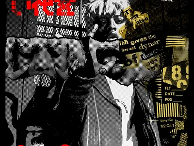 Punk Poster | Vol 01 #halftone halftone manga poster design punk punk poster rock