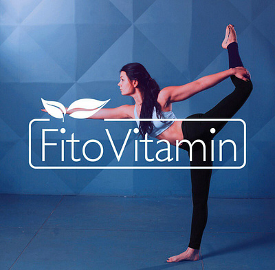 Logo for the Fito-Vitamin company. design fitness fitness logo girl healht logo health illustration landing page logo vitamin vitamin logo website