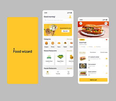 Food app figma food food app mobile ui uidesign